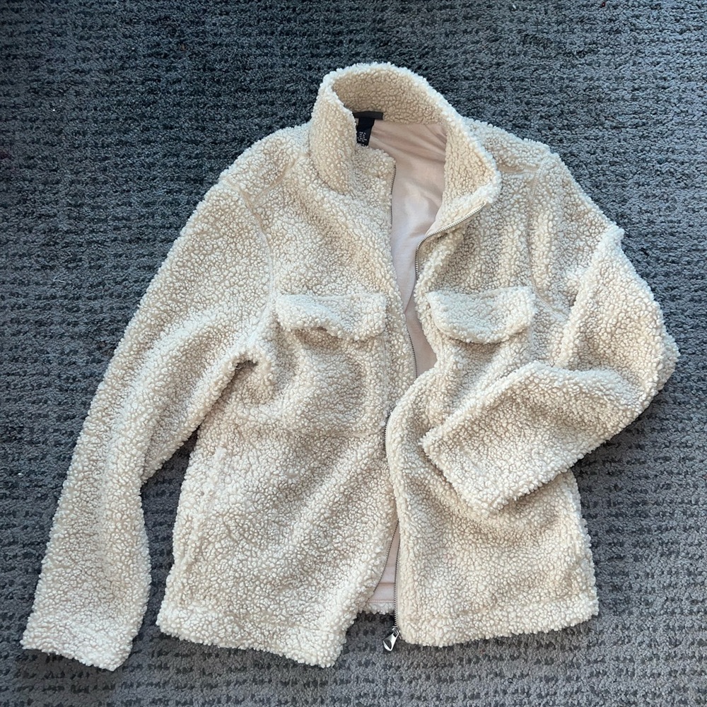 H&M - Faux shearling jacket